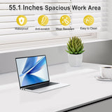 Ptosziav Folding Conference Table Conference Room Table, Modern Flip Top Mobile Training Table, Foldable Meeting Table for Office Training Room,Meeting Seminar Tables with Caster Wheels(6 Pcs 55.1IN) Ptosziav