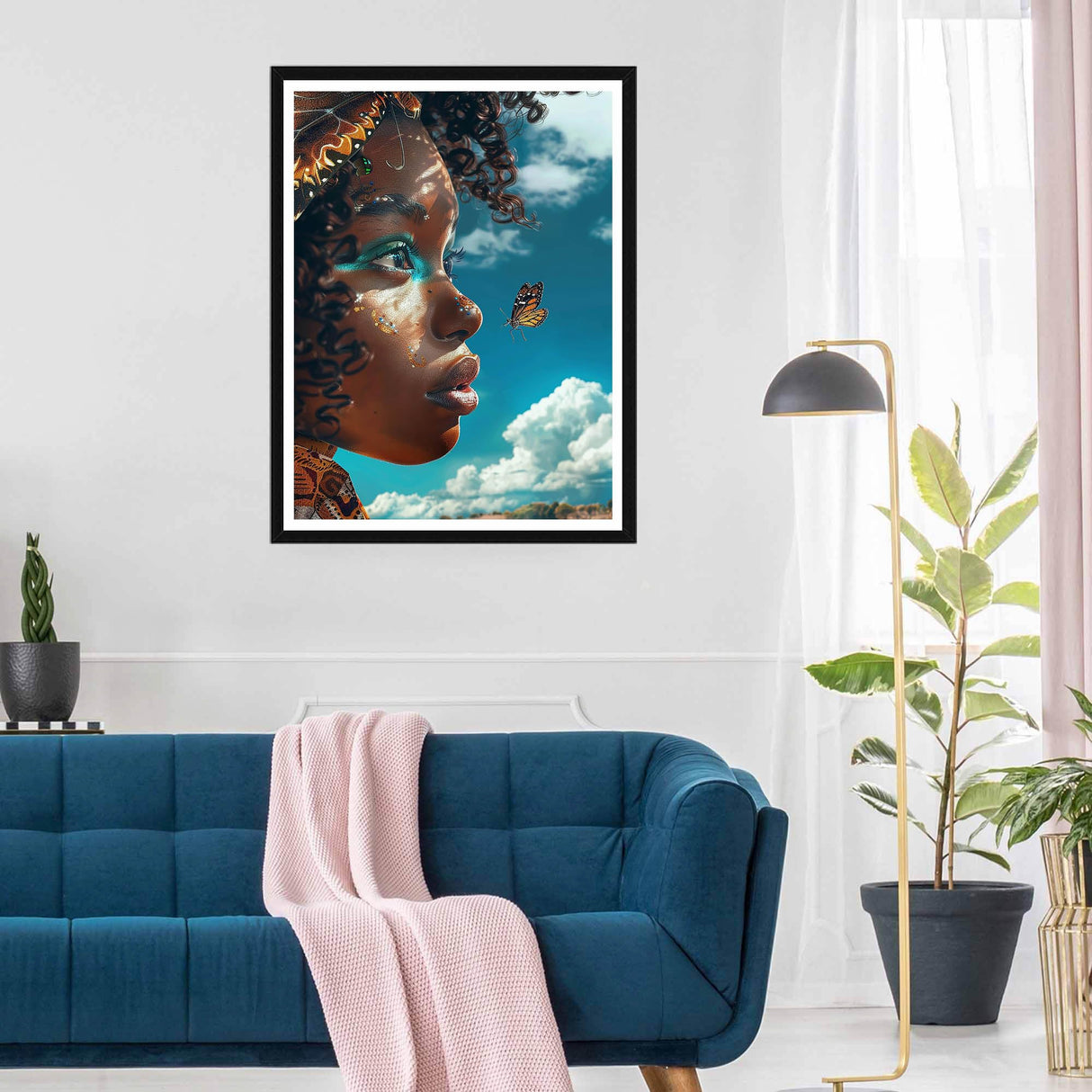 SKRYUIE 5D Africa Diamond Painting Kits - DIY Diamond Art Kits for Adults African Americans, Full Round Drill - Crystal Cross Stitch - Adults Craft for Wall & Office Decor - 12x16 Inch c2 SKRYUIE