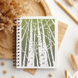 Stencils for Crafts Reusable Texture Stencils Floral Stencil Leaf Tree Templates for Painting on Wood Furniture Card Canvas Paper Scrapbook SUNVERSE