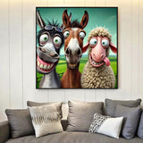 eimivrc Diamond Art Kits for Adults,Funny Diamond Painting Kits for Adults,DIY Full Drill Diamond Painting Kits Gem Art and Crafts for Home Wall Decor(13.8x13.8 inch) eimivrc