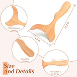 Wood Therapy Massage Tools, Wooden Lymphatic Drainage Massager, Body Sculpting Tools, Wood Therapy Tools for Cellulite Reduction, Muscle Tension Relief, Body Contouring and Shape Enhancement MoHern