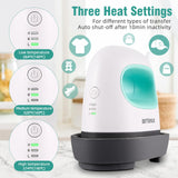 BetterSub Mini Heat Press Machine, Small Heat Press Portable Iron Press Machine, Sublimation and HTV Vinyl Shirt Press Machine for Hat, Bags, Heating Transfer Small Projects (Teal) BetterSub