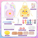 Pottery Wheel for Kids，Art Supplies Arts & Crafts Kit, Crafts Toys for Girls 8-12, Pottery Studio Craft Kit with 4 Pack Air-Dry Clay,Girls Toys Birthday Christmas Gift for Kids Ages 6 7 8 9 10 11 12+ weirtoya