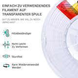 YXPOLYER TPU Filament 1.75mm 1kg 2.2lbs Soft Flexible Filament TPU 95A, 3D Printing Filament with PC Transparent Spool for Most 3D Printers and Industrial-Grade Functional Prints yxpolyer