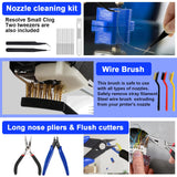 3D Printer Tools Kit, 139pcs 3D Printer Accessories Includes Nozzle Cleaning Needles, Deburring Tools, Removable Screwdriver Kit, Electric Polishing Machine, for 3D Print Removing, Cleaning, Finishing BILIPLE