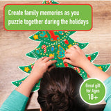 Ceaco - Peanuts 12 Days Of Christmas Advent Calendar Puzzles – Eleven 100 Piece Mini Ornament Jigsaw Puzzles And One 300 Piece Christmas Tree Jigsaw Puzzle – 1,400 Total Pieces Ceaco