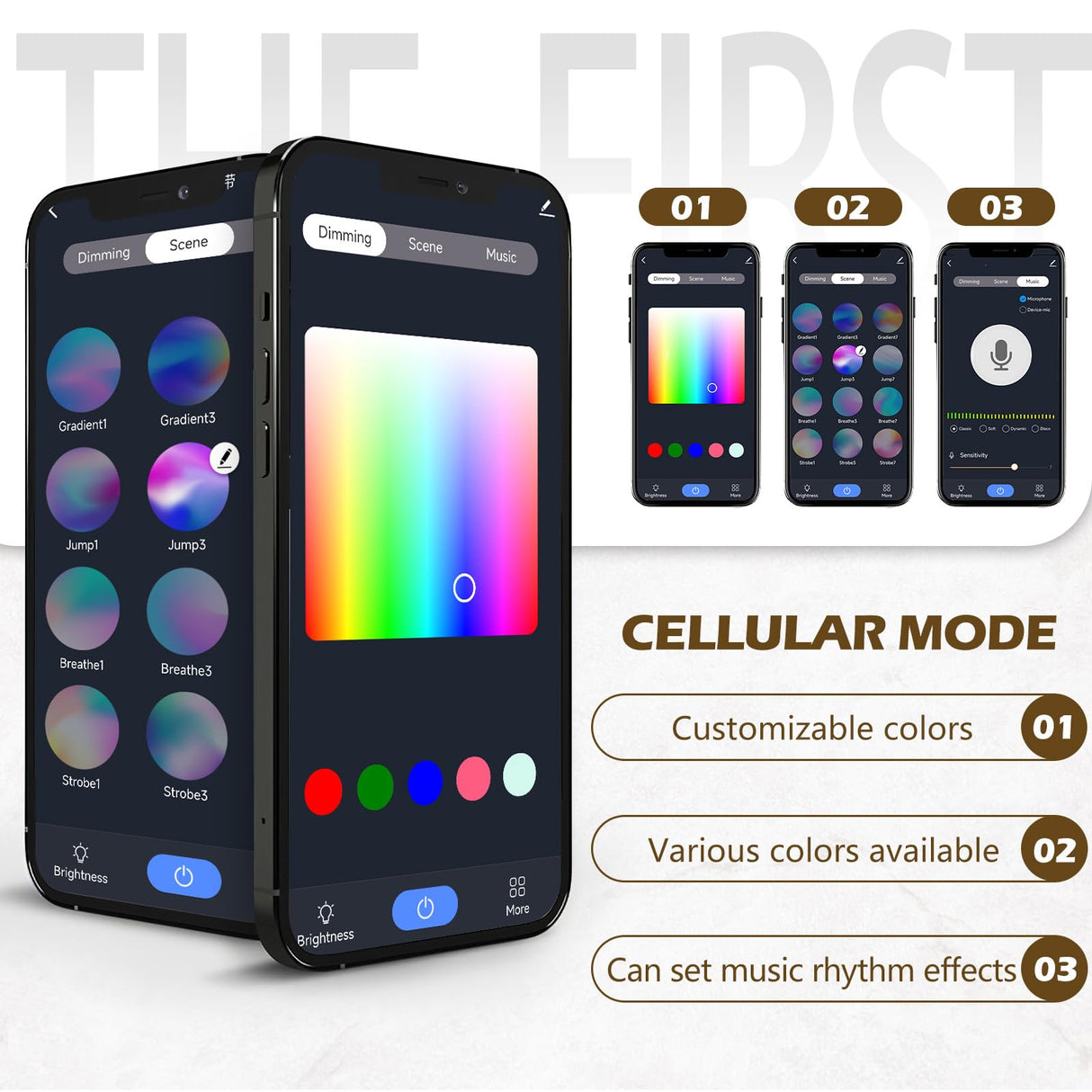 Homde Wine Rack with LED Light Wall Mounted Wood,Wine Shelf with Bottle Stemware Glass Holder Rustic, Wine Display Storage Rack with Cork Holder for Home Bar Kitchen Decor Homde