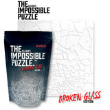 Broken Glass Puzzle - Clear Puzzle - Unique Clearly Impossible Puzzle - Difficult and Fun! - 161 Pieces 10 x 10'' WoodArtSupply