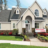 2 Sets 3.3 x 6 Ft Paintable Polyester Blank Banner, Blank Banner Signs, Blank Polyester Cloth Banner with Hanging Rope for Indoor Outdoor Decor (White) Wzttdm