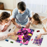 veirousa Butterfly Floral Latch Hook Kits for Adults Beginners DIY Crochet Pillow Kit Pre-Printed Pillowcase Hook and Latch Rug Kits Needlework Cushion Cover for Home Sofa Decoration 17x17 in. veirousa
