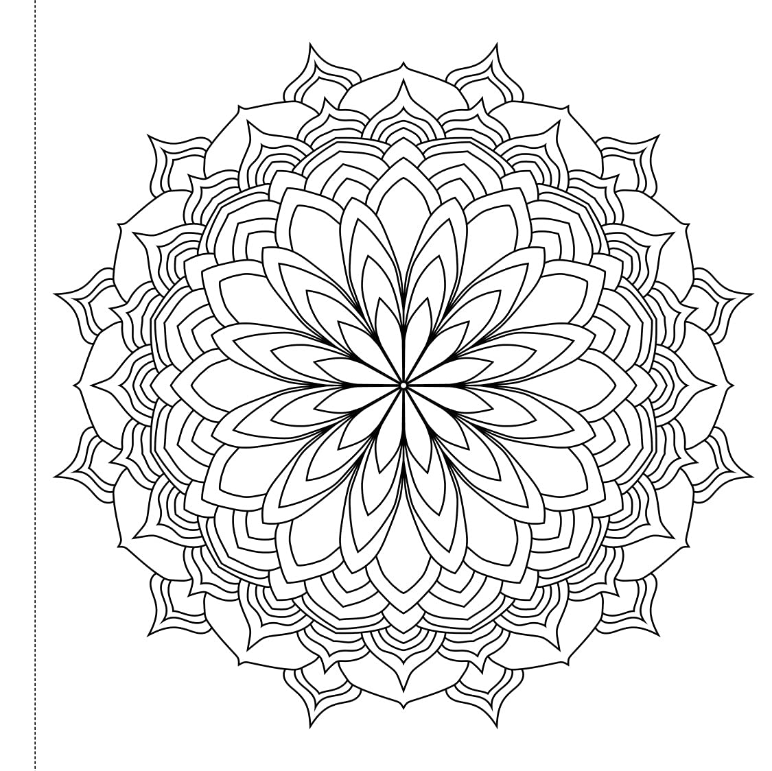 Mandala: Colouring Books for Adults with Tear Out Sheets (Adult Colouring Book) [Paperback] Wonder House Books Editorial Wonder House