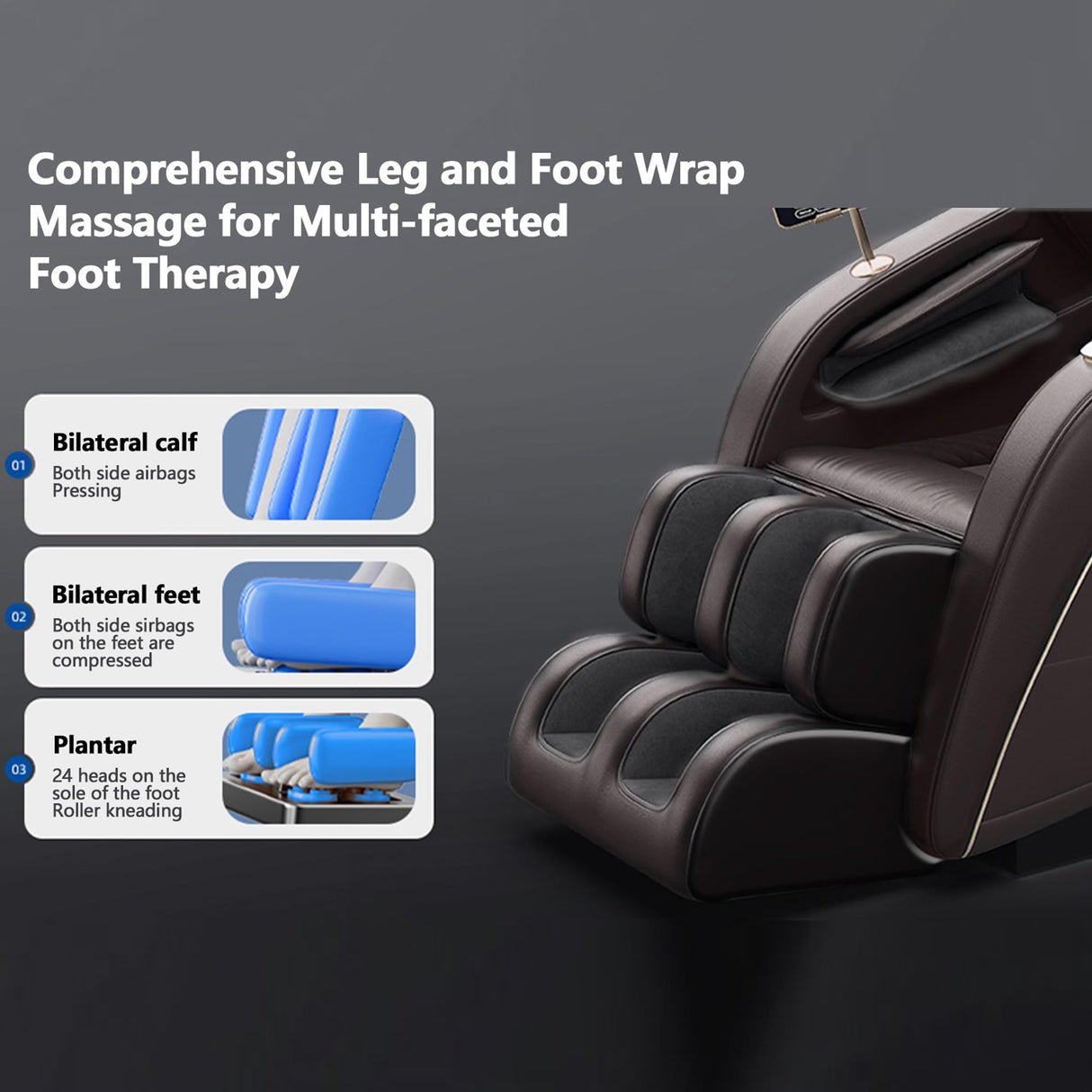 VUYSUYVY 4D Massage Chair, Zero Gravity Full Body Shiatsu Massage Chair Recliner W/SL-Track, Heat, Deep Stretch, Body Scan, Airbag, Foot Roller, 2025 Intelligent Massage Chairs for Relaxation VUYSUYVY