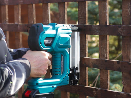 18 Gauge Cordless Brad Nailer for Makita 18V Battery, 2 in 1 Battery Powered Stapler/Nail Gun Drives 2'' Nailer for Upholstery and Woodworking Heimerdinger