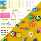 Polymer Clay 60 Colors, CiaraQ Modeling Clay for Kids, Oven Bake Clay with Sculpting Tools, Non Toxic, Ideal for Sculpture, Crafting, DIY Projects CiaraQ