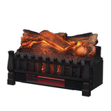 duraflame Electric Log Set 1,000 Sq Ft Heater, Faux Logs Insert with Infrared Flames for Existing Fireplaces, Remote Control Included Duraflame