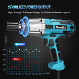 Seesii Electric Impact Wrench Corded, 368Ft-lbs(500N.m) Torque 1/2 inch Impact Gun with 8Amp Cord, 4 Sockets for Car Tire and Home DIY, AC500 Seesii