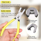 Watch Band Leather Hole Punch Plier Universal 2.0mm Shoe Strap Hole Puncher Wrist Belt Punch Hole Tool Puncher Pliers Repair Tools Suitable for Belts, Shoes, Fabric, DIY Crafts Projects, Dog Collars salbsever