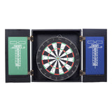 Goplus Dartboard and Cabinet Sets Ready-to-Play Bundle with Bristle Dartboard Complete with All Accessories Goplus