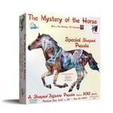 SUNSOUT INC - The Mystery of The Horse - 800 pc Special Shape Jigsaw Puzzle by Artist: Kim McElroy - Finished Size 24.5" x 35" - MPN# 95973 SunsOut