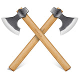 Dream Reach Throwing Hatchets 2 Pack, Professional 16" Throwing Tomahawk Axe Throwing Game for Backyard, Hand Forged Viking Throwing Axe Set for Adults for Competition and Recreation Dream Reach
