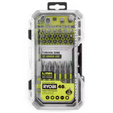 Cordless Drill Set Bundle with Ryobi 18V ONE+ Drill Driver, 3/8 Inch Chuck, 40 Piece Drill Bit Set, 1.5 Ah 18-Volt Lithium-ion Battery, 18-Volt Charger and Buho 16 Inch Tool Bag Buho