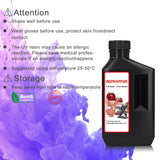RepRapper Dual Color Water Washable 3D Printer Resin, 405nm Fast UV-Curing Color Change 1kg 3D Printing Resin Photopolymer Sensitive Resin for LCD Printer, Blueish Purple, 1000g RepRapper