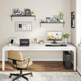 Tribesigns 78.7 Inches Extra Long Computer Desk 2 Person Desk, Double Long Desk, Workstaion for Home Office Tribesigns