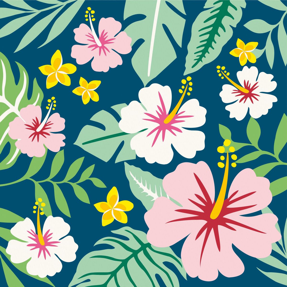 Ravensburger CreArt Exotic Plants Paint by Numbers Kit for Adults - 23518 - Painting Arts and Crafts for Ages 12 and Up Ravensburger