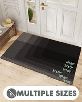 LUMI Indoor Door Mat, Non Slip Rubber Backing Ultra Thin Door Mat, Easy Clean Low Profile Door Mats for Inside House, Patio, Brown 24"x36" LUMI