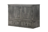 Mega Solutions Murphybedz Tuscany Murphy Cabinet Chest Bed with Charging Station 6 Inch, Queen (Galaxy Grey) Mega Solutions