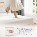 SynthoSpace Queen Mattress 8 Inch Green Tea Memory Foam Mattress, Fiberglass Free & Medium Firm, CertiPUR-US Certified Foam for Cool Sleep & Pressure Relief, Bed in a Box, 60"×80"×8" SynthoSpace