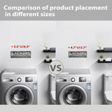 Laundry Sign, Solid Wood Laundry Room Decor, Rustic Signs Wall Hanging for Home Farmhouse Wall Decorations, 5.5 x 16.5 inch COLOR VALLEY ART