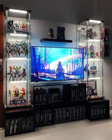 Cefrank LED Display Lights, (4) Strip Light Bars for Display Case Shelf Showcase Bookshelf Kitchen Workbench, Plug-in Under Cabinet Lighting - (6000K, Cool White) Cefrank