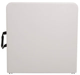 Elevon Portable Utility Camping Crafting Folding Table, 4 Feet, White Elevon