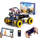 ACEBOTT Robot Kit, Robotics for Kids Ages 8-12, STEM Toys for Boys with Remote & App Control, Arduino & Scratch Compatible, Science Kits for Kids Age 8-12, Gift for Boys & Girls(Yellow) ACEBOTT
