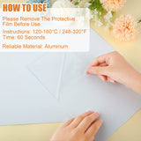 3 Pcs 8 x 10 Inch Aluminum Sublimation Metal Photo Blanks Sublimation Metal Sign Blanks 0.65 mm Thick DIY Photo Sign Blank for DIY Sublimation Printing Photo Graduation Anniversaries Birthday Ferraycle