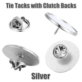 Hicarer 20 Pieces Sublimation Blank Pins Button Pin Badge DIY Button Badge Sublimation Silver Blank Base Pins for DIY Craft Making School Supplies Hicarer