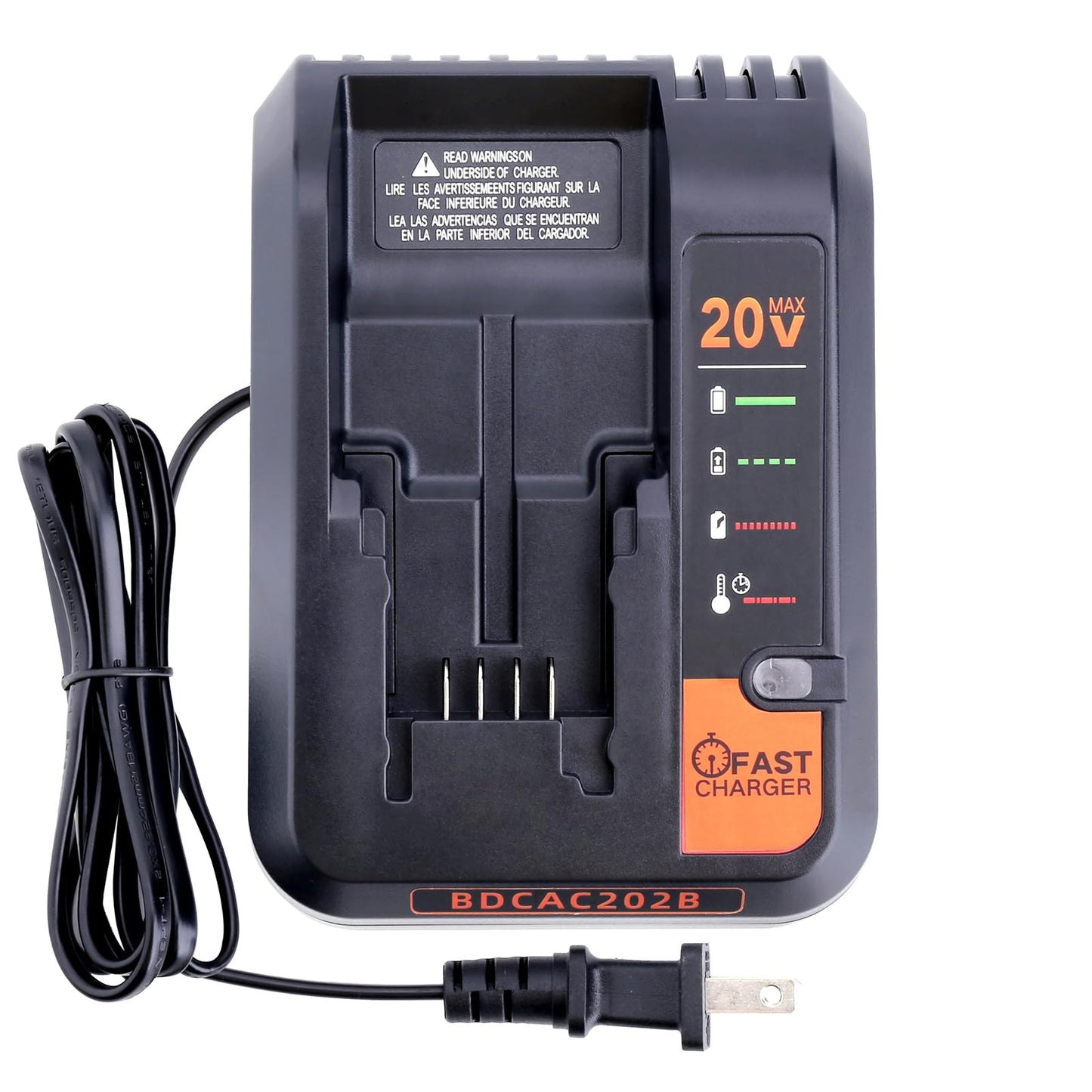 Qbmel 20 Volt Lithium Battery Charger BDCAC202B Replacement for Black and Decker 16V-20V MAX Lithium Battery LBXR20 LBX4020 LBXR20 LBXR2020 LBXR2020-OPE - WoodArtSupply