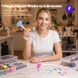 Caydo 4 Pack Bead Funnel with Graduated Scale and Lid, Clay Beads Beading Tools Kit, Beading Funnel for Clay Beads, Beading Supplies for Clay Bracelet, Beading Tools with Beading Needles Caydo