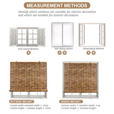 HIAPES Bamboo Blinds, Bamboo Shades for Outdoor Patio, Bamboo Shades for Patio, Sun Protection, Breathable, Bamboo Shades are Suitable for Decks, porches, Balconies, and backyards HIAPES