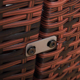 Outsunny 4-Piece Round Convertible Daybed with Cushions, Outdoor PE Rattan Patio Wicker Sofa Set, Sunbed with Adjustable Sun Canopy, Sectional Sofa, 2 Chairs, Table, 3 Pillows, Light Blue Outsunny