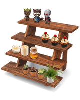 Manspdier Wooden Display Stand Wood Cupcake Stands Tool Free, Rustic Risers for Display Ideal Craft Funko Pop Shelves Table Display Stand for Vendors Wood Riser Manspdier