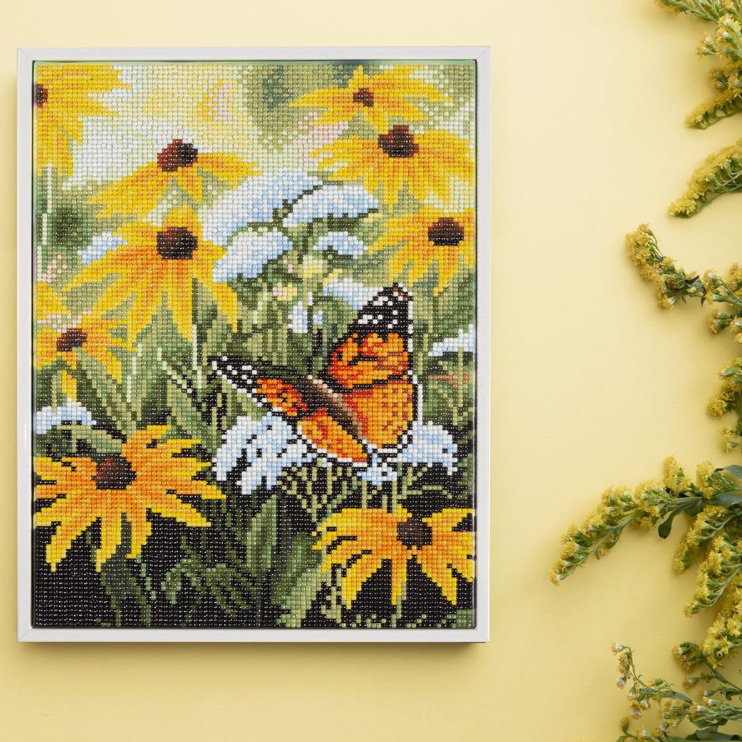 DIAMOND DOTZ Spring Flight Diamond Painting Kits for Adults - Diamond Art Kits a Relaxing Creative Craft Kit with Dotz Gems 13.8x9.8 DIAMOND DOTZ