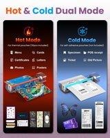 Office Presentation Laminator Machine 11x17 with Laminating Sheet A3/A4/A5, 3/5 Mil Thermal Cold Laminating Machine 13 inch Wide, 60s Warm-Up Lamination Machine, Personal Laminate Machine (Purple) Qfun