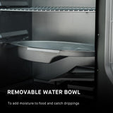 Masterbuilt® 40-inch Digital Electric Vertical BBQ Smoker with Side Wood Chip Loader, Chrome Smoking Racks and 970 Cooking Square Inches in Black, Model MB20072918 Masterbuilt