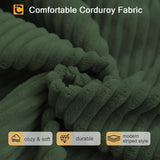 COMAX Futon Sofa Bed, 4-in-1 Floor Foldable Sofa Couch Bed Queen with L-Shaped Armrests, Convertible Folding Chair Bed Sleeper Mattress Fold Out Comfy Lounge for Living Room Bedroom, Green COMAX