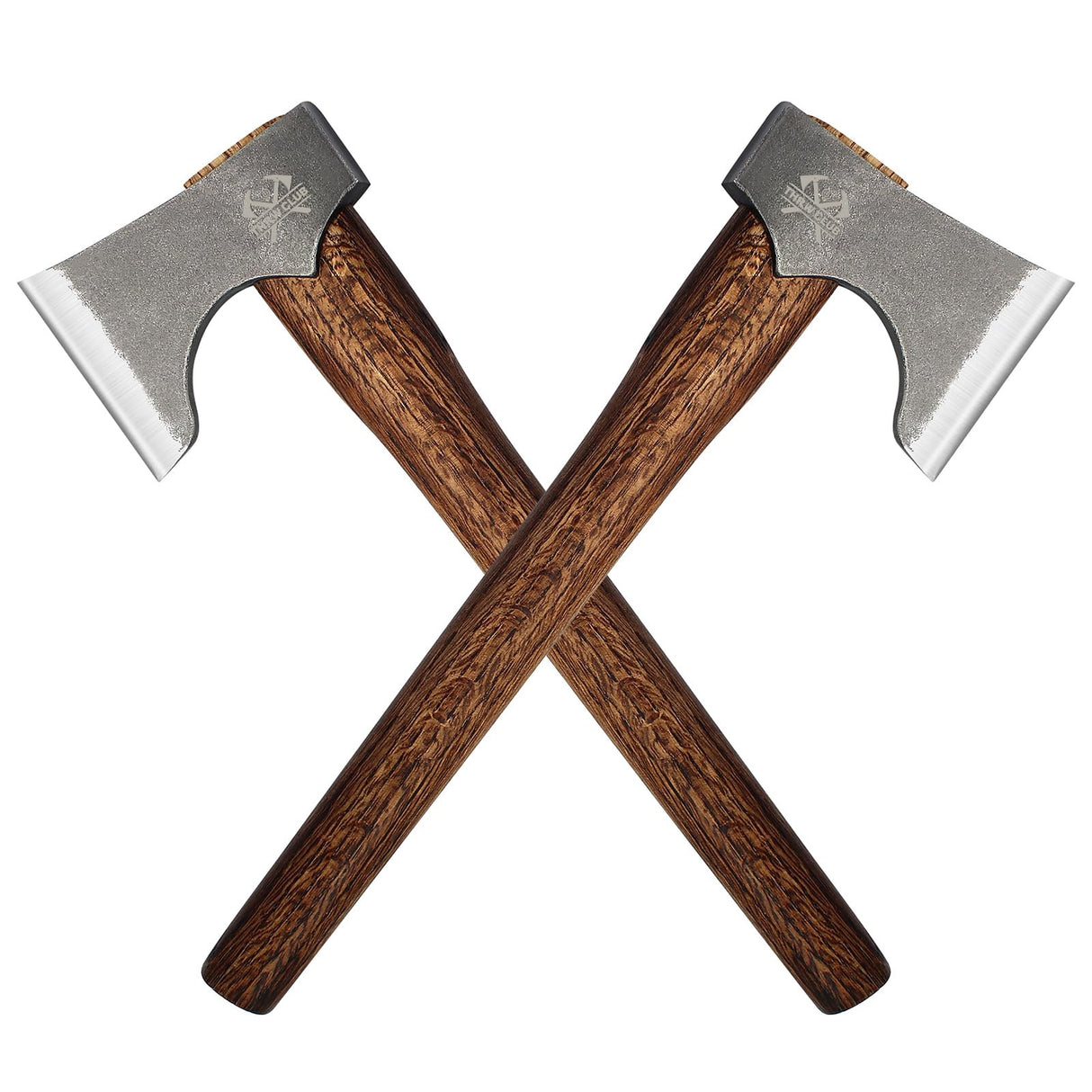 THRWCLUB Competition Throwing Axe, 2 Pack 16.5" Throwing Axes with 1065 High Carbon Steel & Wooden Handle, Perfect for Axe Throwing Game, Competition and Recreation, Gift for Men THRWCLUB