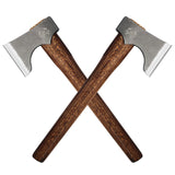 THRWCLUB Competition Throwing Axe, 2 Pack 16.5" Throwing Axes with 1065 High Carbon Steel & Wooden Handle, Perfect for Axe Throwing Game, Competition and Recreation, Gift for Men THRWCLUB