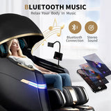 UTHWELL Massage Chair Full Body and Recliner, Zero Gravity Rest Cabin with Sleep Hood-Shiatsu Roller Airbag Heating, Body Scan SL Track Recliner, Relax for Home Office Use Gift for Women & Men UTHWELL