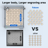 Creality Laser Engraver, 10W Laser Cutter Engraving Machine for Personalized Gifts,72W High Accuracy DIY Laser Engraving Machine,CNC Machine and Laser Engraver for Wood and Metal,Paper,Acrylic,Glass Creality